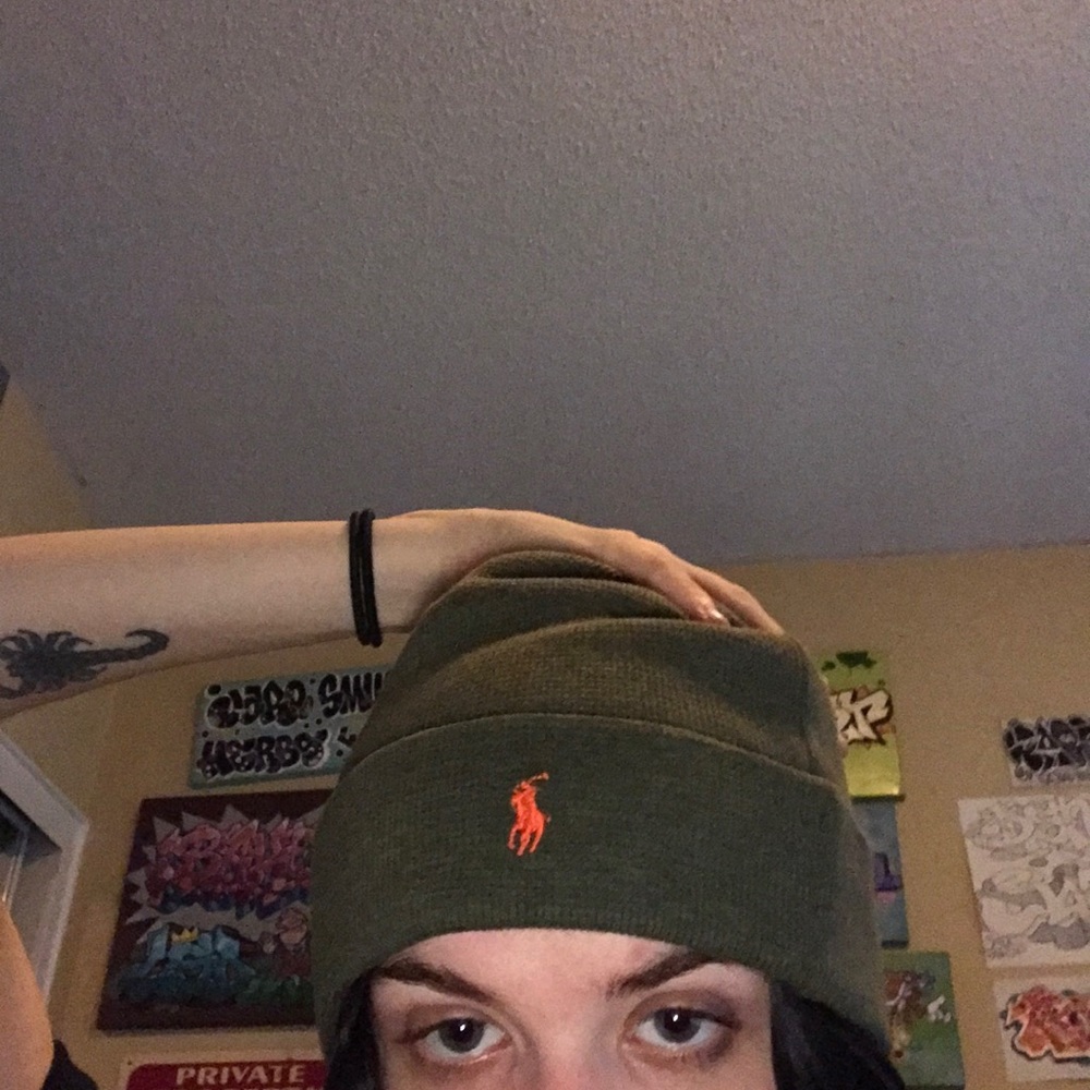 Olive Green Polo Hat